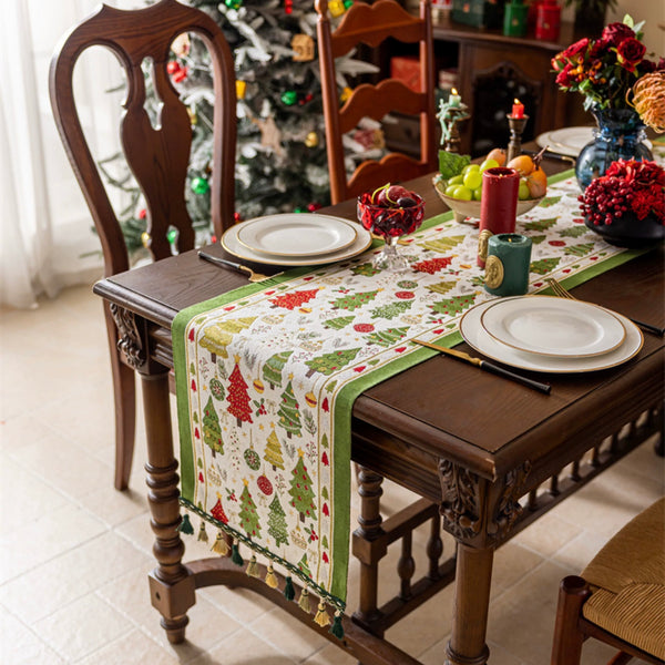 Christmas Tree Table Runner