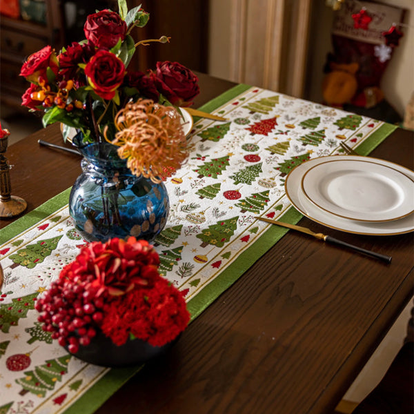 Christmas Tree Table Runner