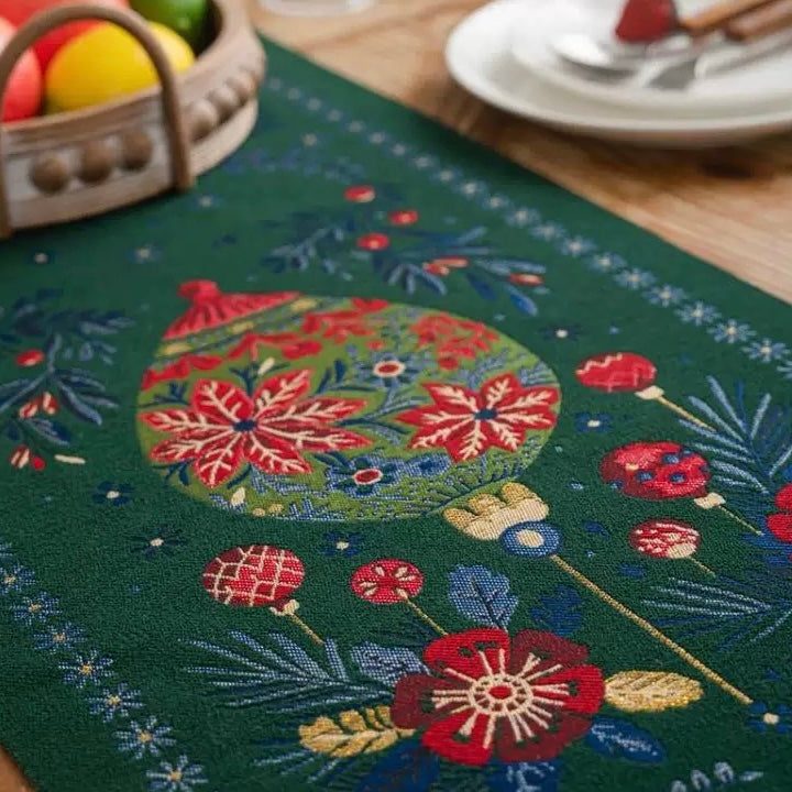Floral Bauble Table Runner