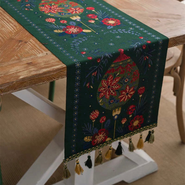 Floral Bauble Table Runner