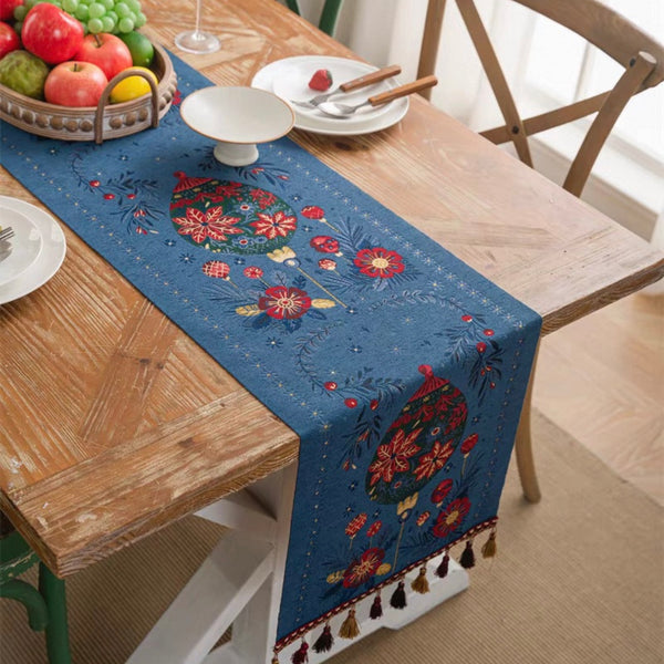 Floral Bauble Table Runner