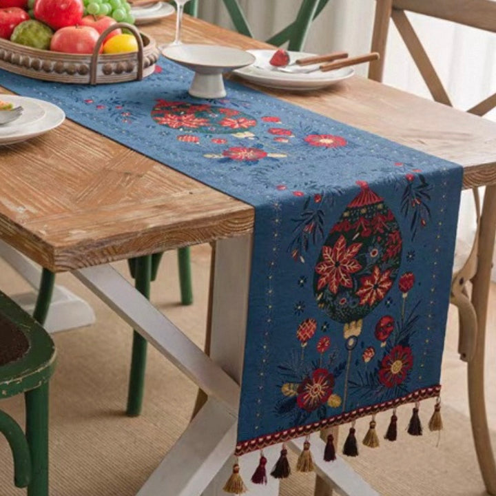 Floral Bauble Table Runner