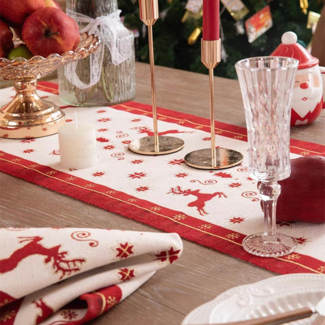 Reindeer Twins Table Runner