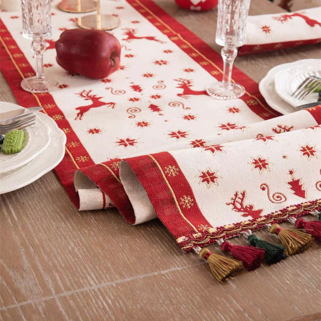 Reindeer Twins Table Runner
