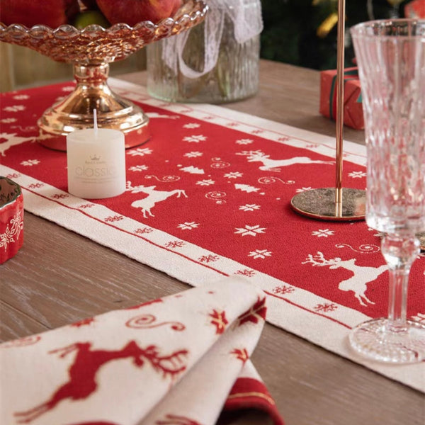 Reindeer Twins Table Runner