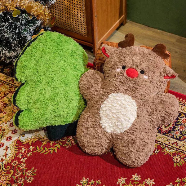 Reindeer & Pine Cushion