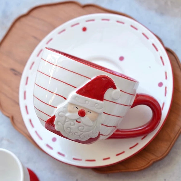 Merry Xmas Tea Cup & Pot