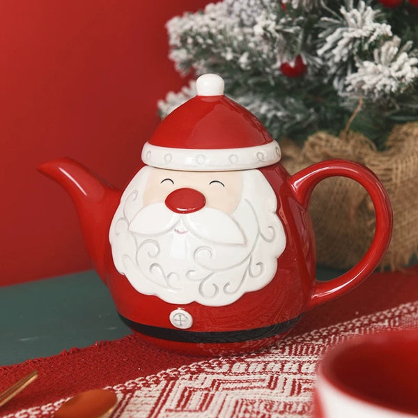 Merry Xmas Tea Cup & Pot