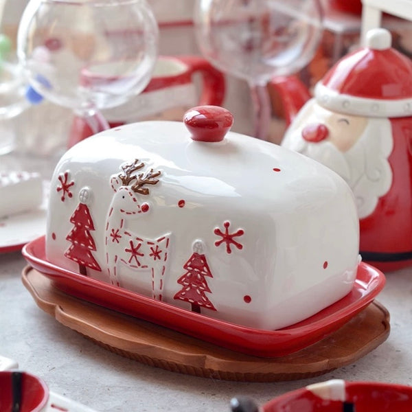 Merry Xmas Butter Keeper