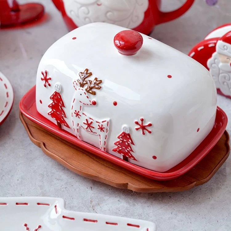 Merry Xmas Butter Keeper