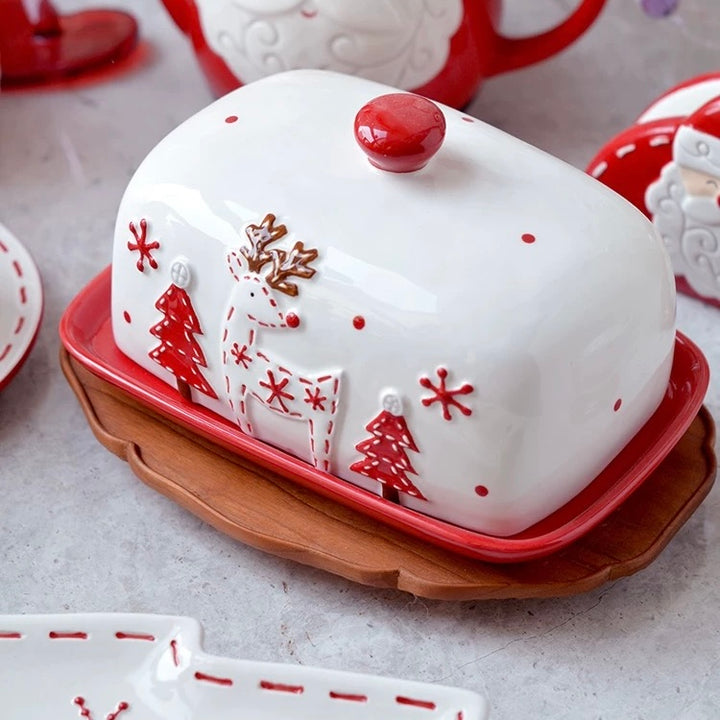 Merry Xmas Butter Keeper
