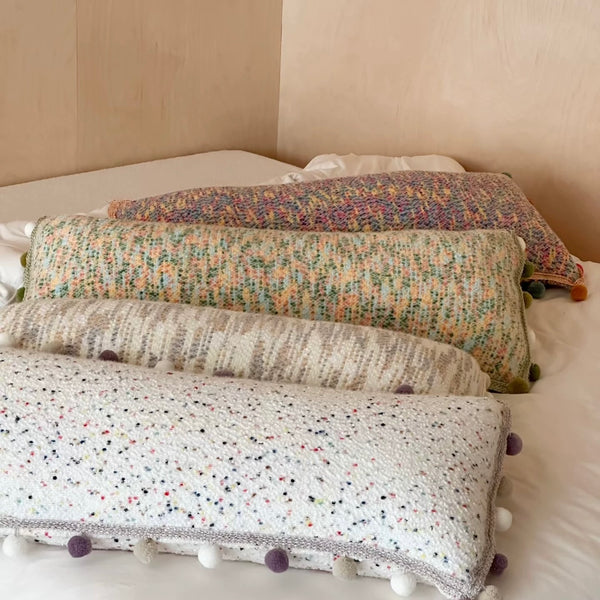 Pom-Pom Candy Long Cushion