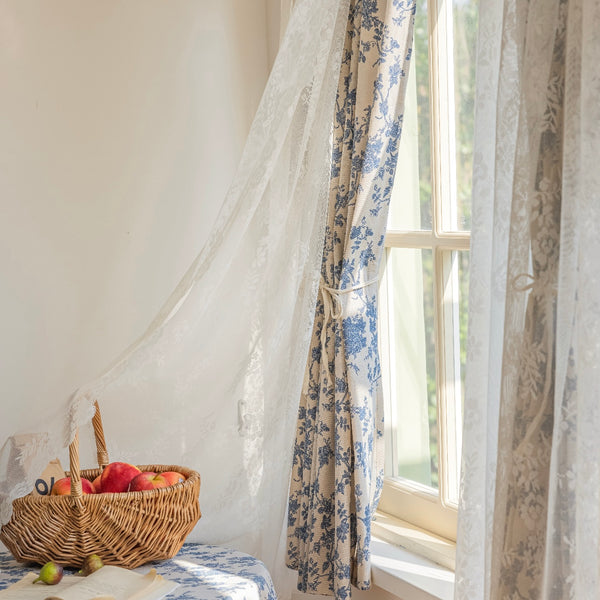 French Countryside Floral Curtains