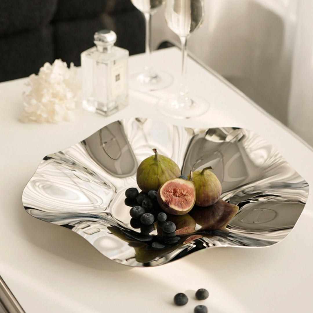 Silver Petal Tray Collection