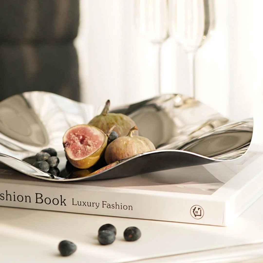 Silver Petal Tray Collection