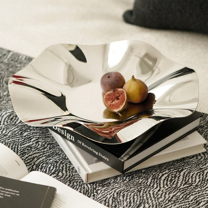 Silver Petal Tray Collection
