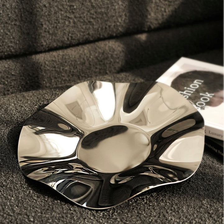 Silver Petal Tray Collection