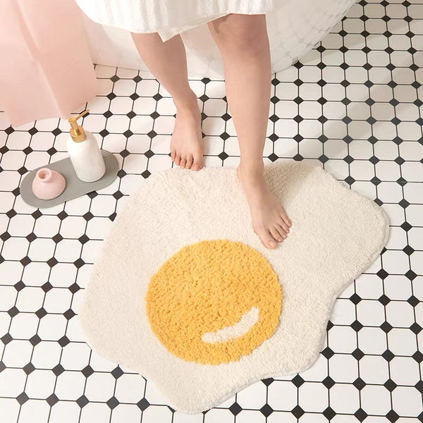 Fried Egg Rug