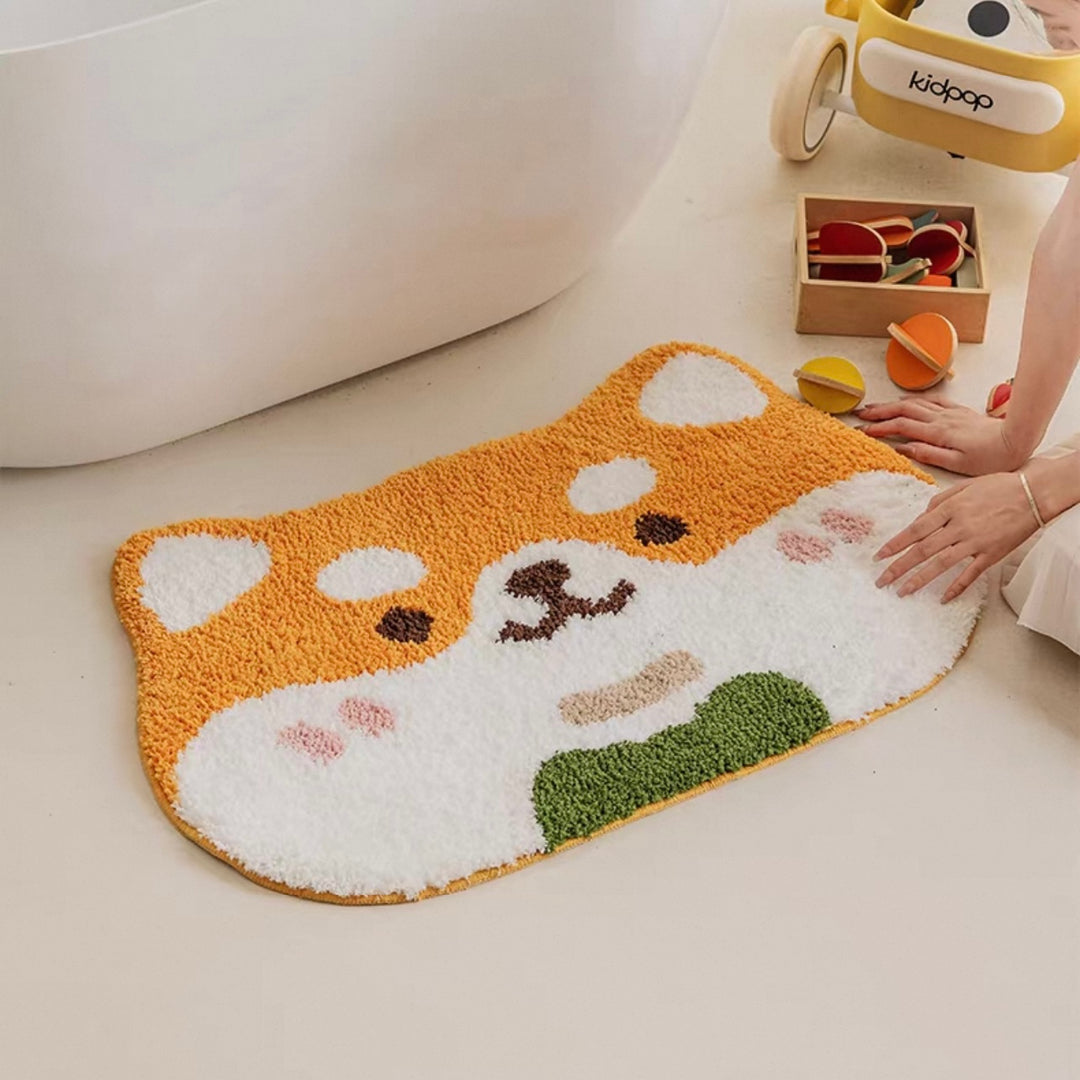 Bow‑tie Shiba Mat