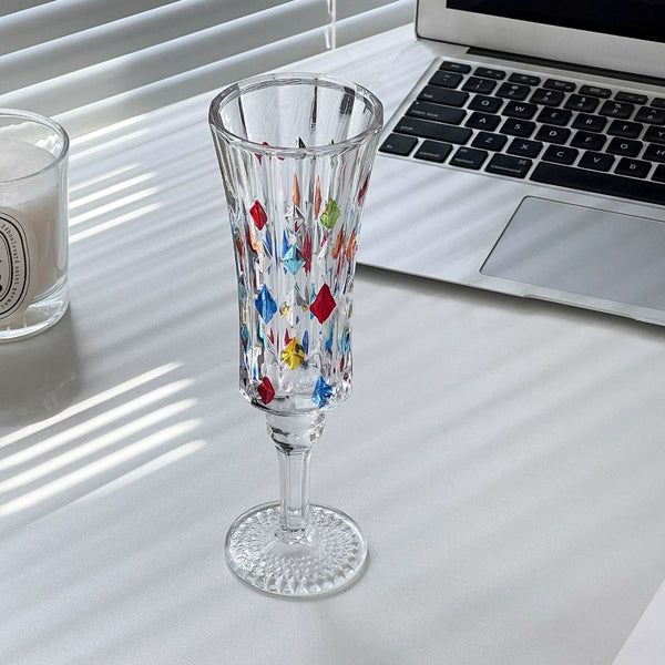 Murano Gem Wine Glass Set