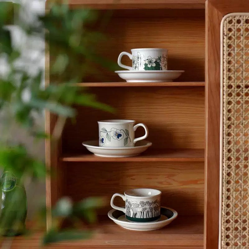 Floral Time Teacup Set