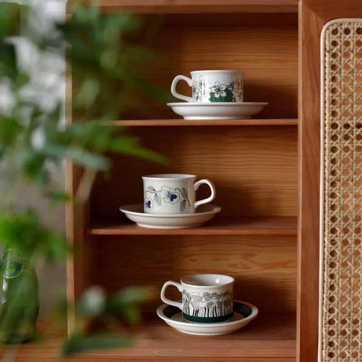 Floral Time Teacup Set