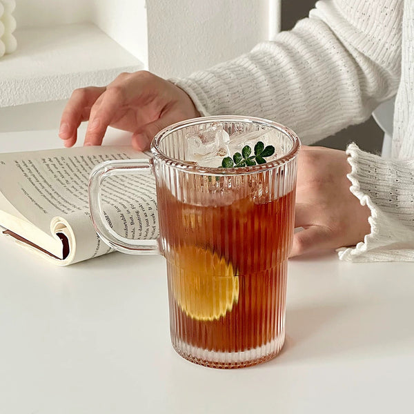 Verona Striped Beer Glass Set