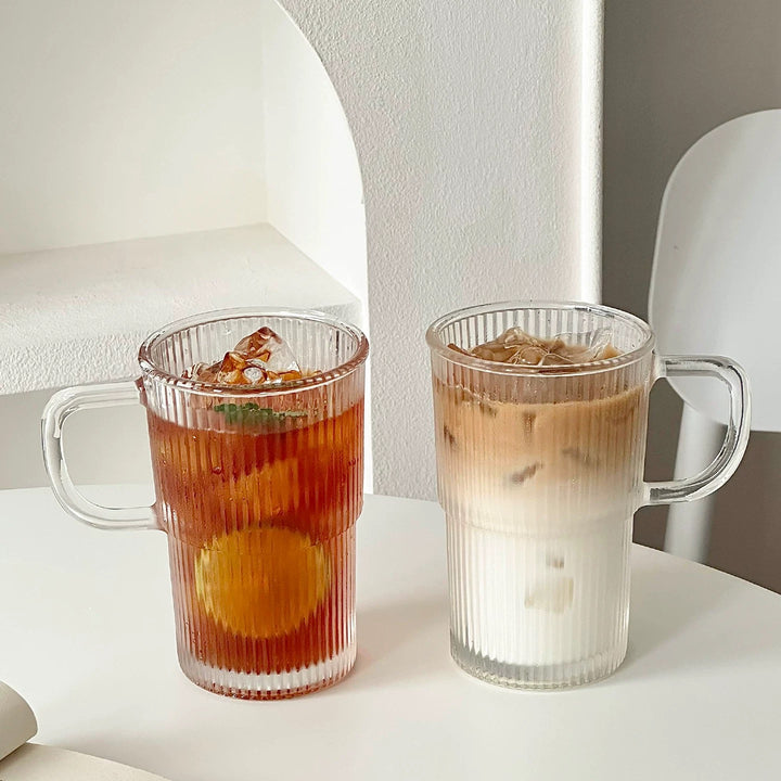 Verona Striped Beer Glass Set