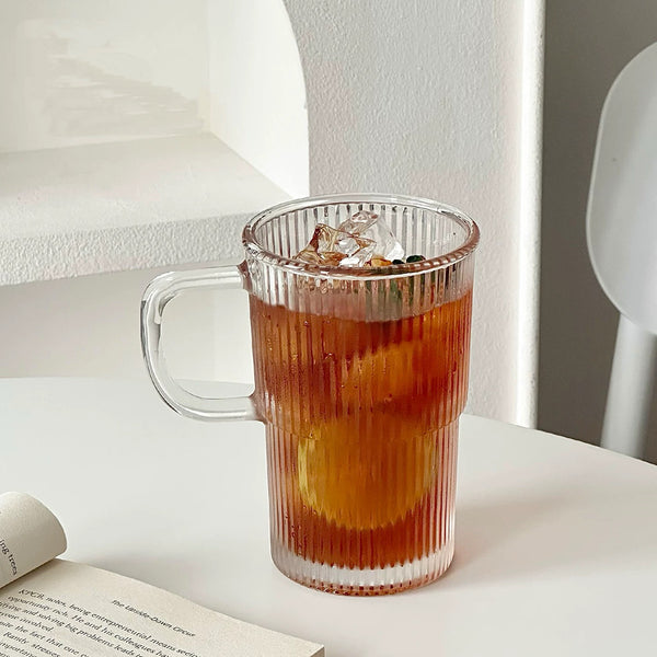 Verona Striped Beer Glass Set