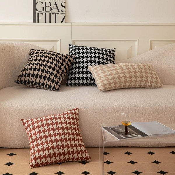Classic Houndstooth Cushion