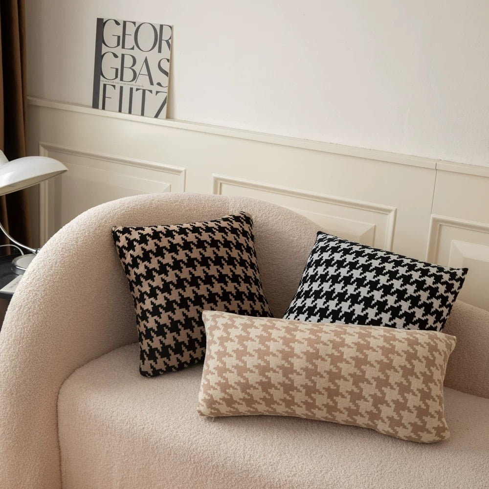 Classic Houndstooth Cushion
