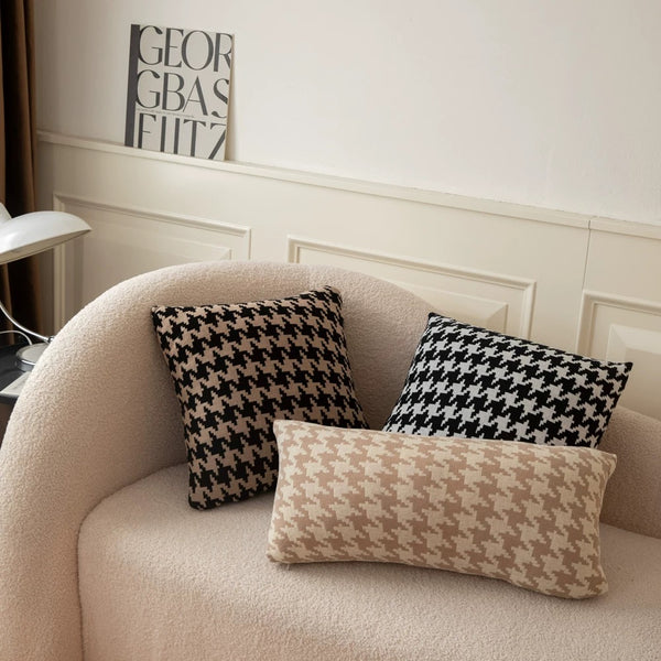 Classic Houndstooth Cushion