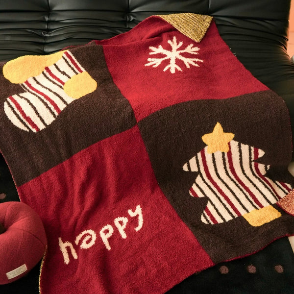 Happy Winter Blanket - Final Sale