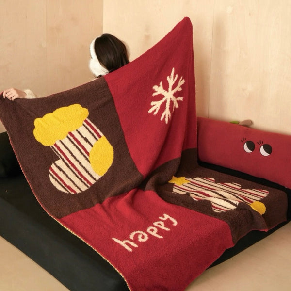 Happy Winter Blanket - Final Sale