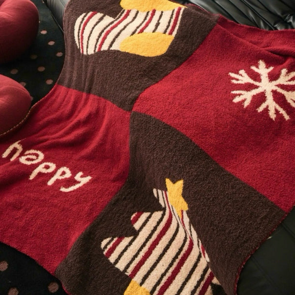 Happy Winter Blanket - Final Sale