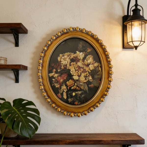 Antique Beaded Wall Photo Frame