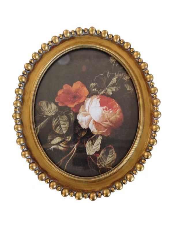 Antique Beaded Wall Photo Frame