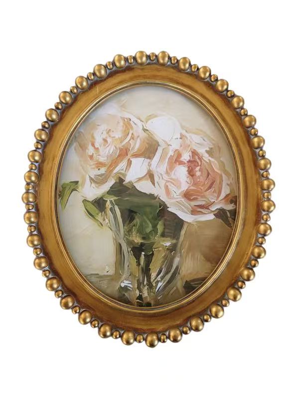 Antique Beaded Wall Photo Frame
