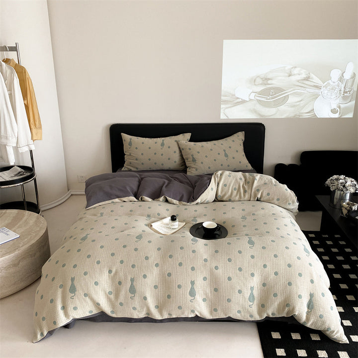 Vintage Cat Bedding Set