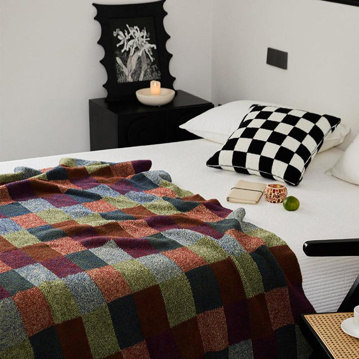 Colour Pop Check Blanket