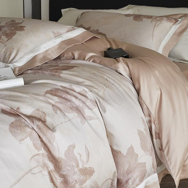 Refined Floral Bedding Set