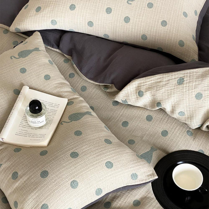 Vintage Cat Bedding Set