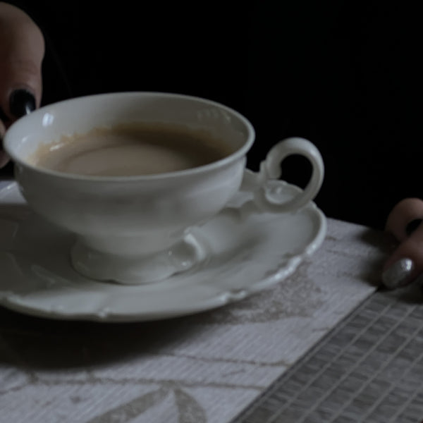 Elegant White Cup