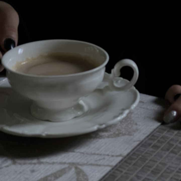 Elegant White Cup