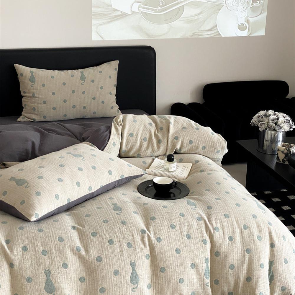 Vintage Cat Bedding Set