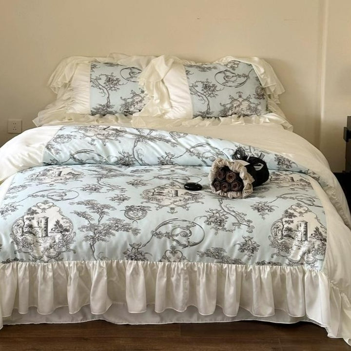 Embroidered Elegance Bedding Set