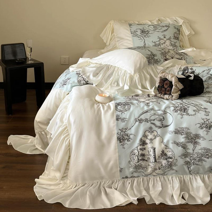 Embroidered Elegance Bedding Set