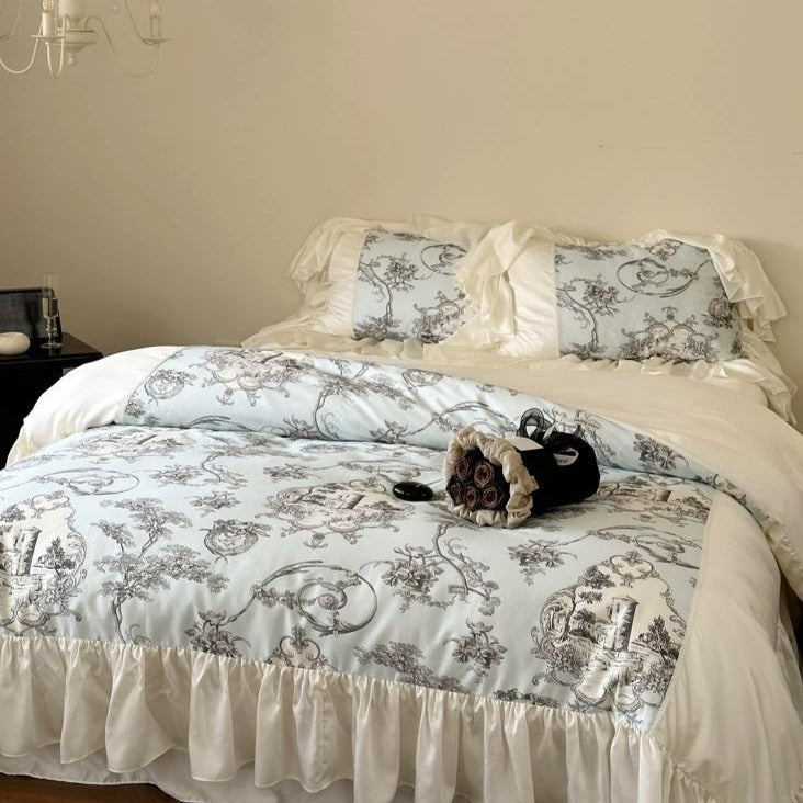 Embroidered Elegance Bedding Set