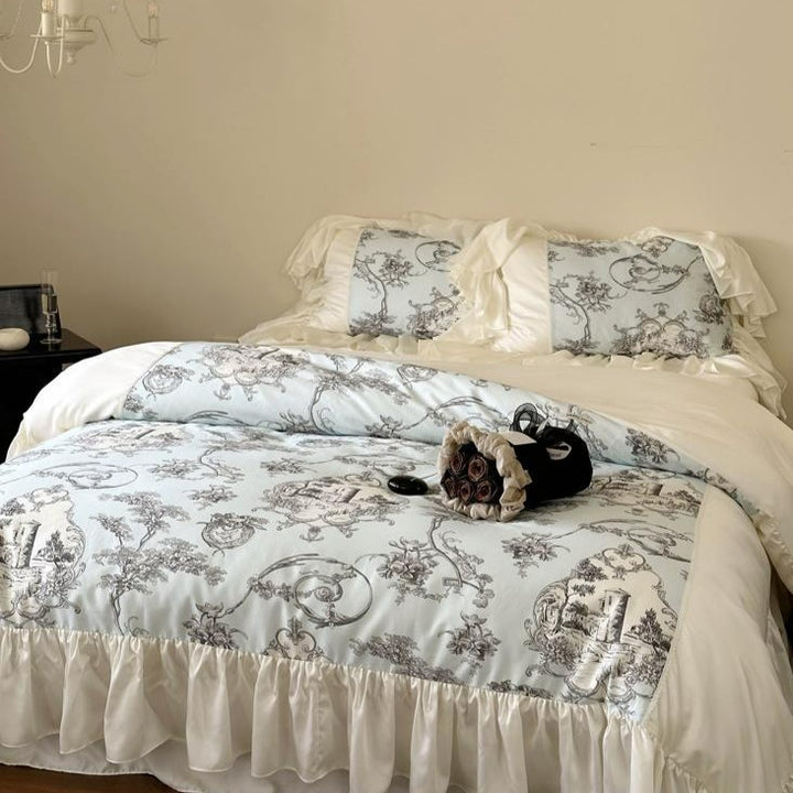 Embroidered Elegance Bedding Set