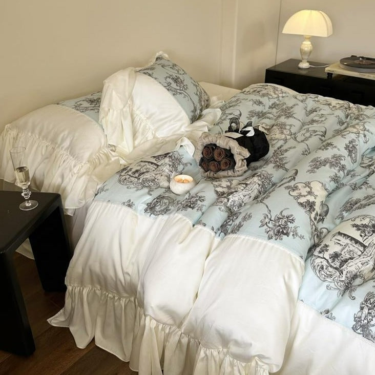 Embroidered Elegance Bedding Set